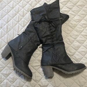 Muk Luk black boots